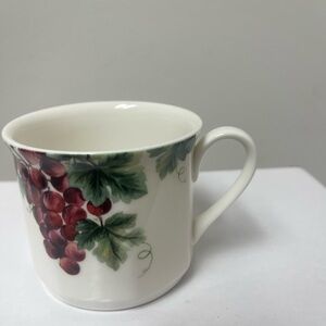 Royal Doulton White Mug with Grape Design